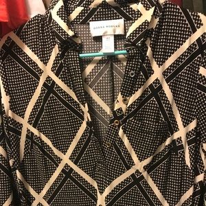 Stunning black and cream Jersey dress